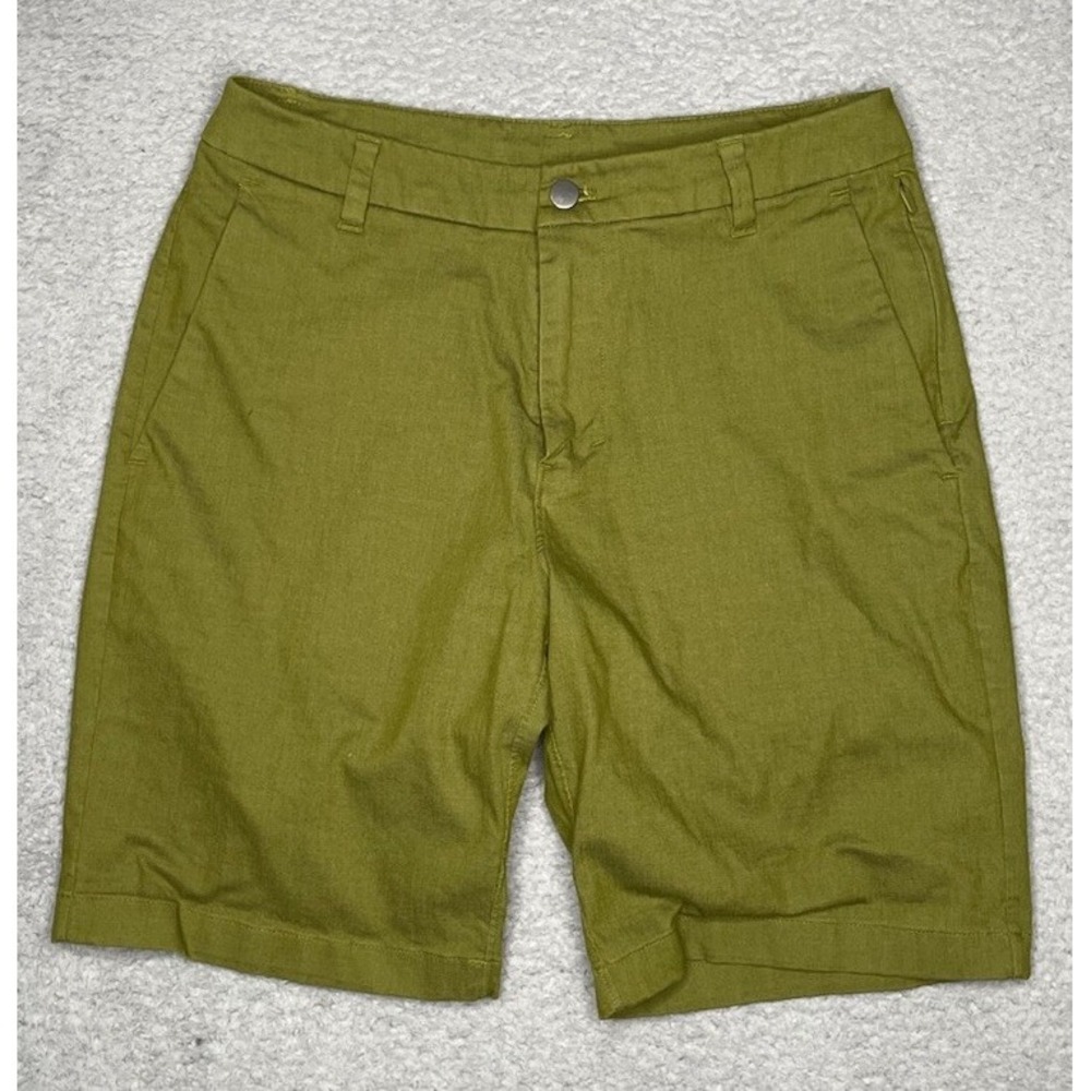 Lululemon Commission Classic Fit 9" Shorts Mens‎ 30 Green Casual Chino Shorts